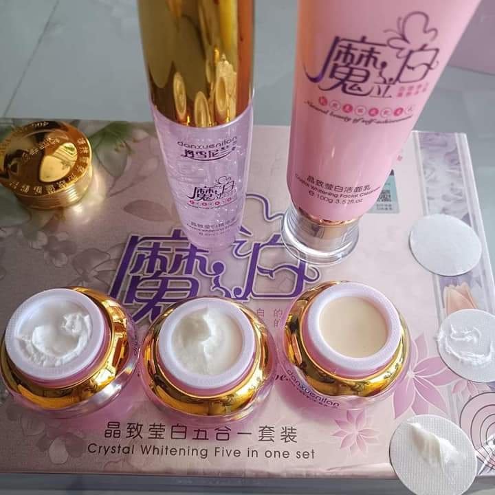 bộ kem hoàng cung hồng chính hãng 5 món