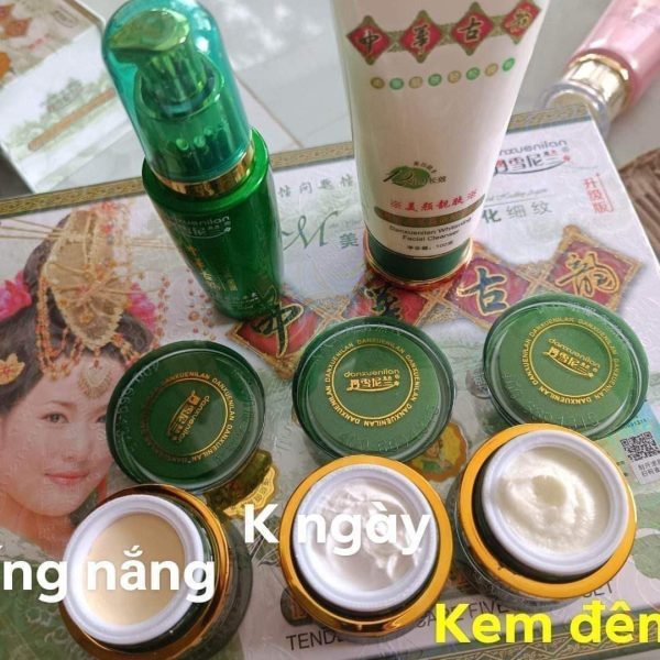 bộ hoàng cung xanh 5 món hàng chính hãng Danxuenilan