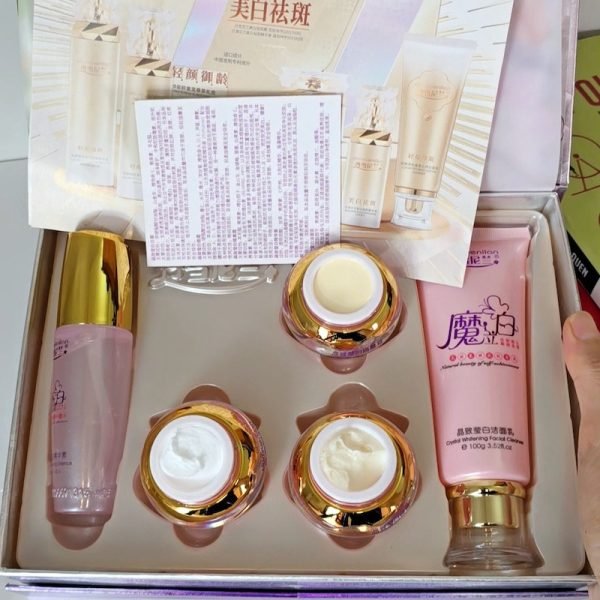 bộ kem hoàng cung hồng chính hãng 5 món